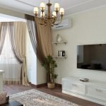 Sala de estar combinada con un balcón.