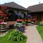 Barril con flores