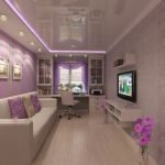 Luces LED en el techo