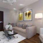 Paredes grises en la habitación