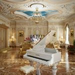 Piano en el interior.