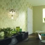 Decoración de la pared verde