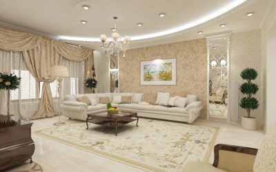 Hermosos interiores de apartamentos.