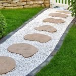 Piedra triturada para la decoración del jardín