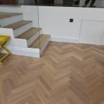 Colocación de parquet de mampostería
