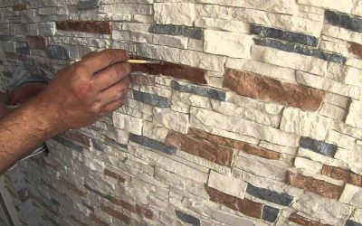 Métodos de pintura DIY para piedra decorativa.