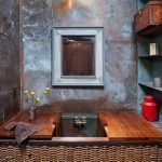 Interior de baño estilo loft