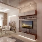 Estante sobre el televisor