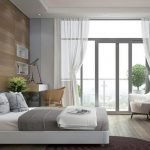 Piso laminado y pared