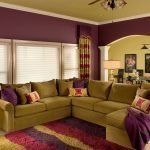 Violeta combinada con beige