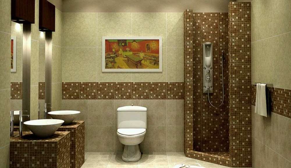 Mga pagpipilian para sa pagtula ng mga tile sa banyo