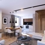 Dos zonas en una habitación.