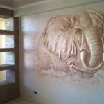 Bajorrelieve elefante