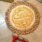 Aplicar pegamento para el espejo