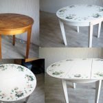 Restauración de una mesa de café.