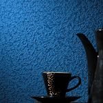 Escayola decorativa azul