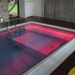 Luces empotradas en el piso