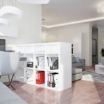 Elegante salón interior