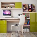 Muebles de sala verdes y blancos