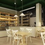 Muebles ligeros en el interior.