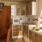Diseño de cocina de madera