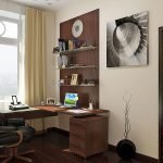 Puerta oscura en el interior