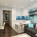 Zonificación de una habitación grande