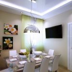 Luces LED en el techo