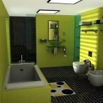 Baño verde