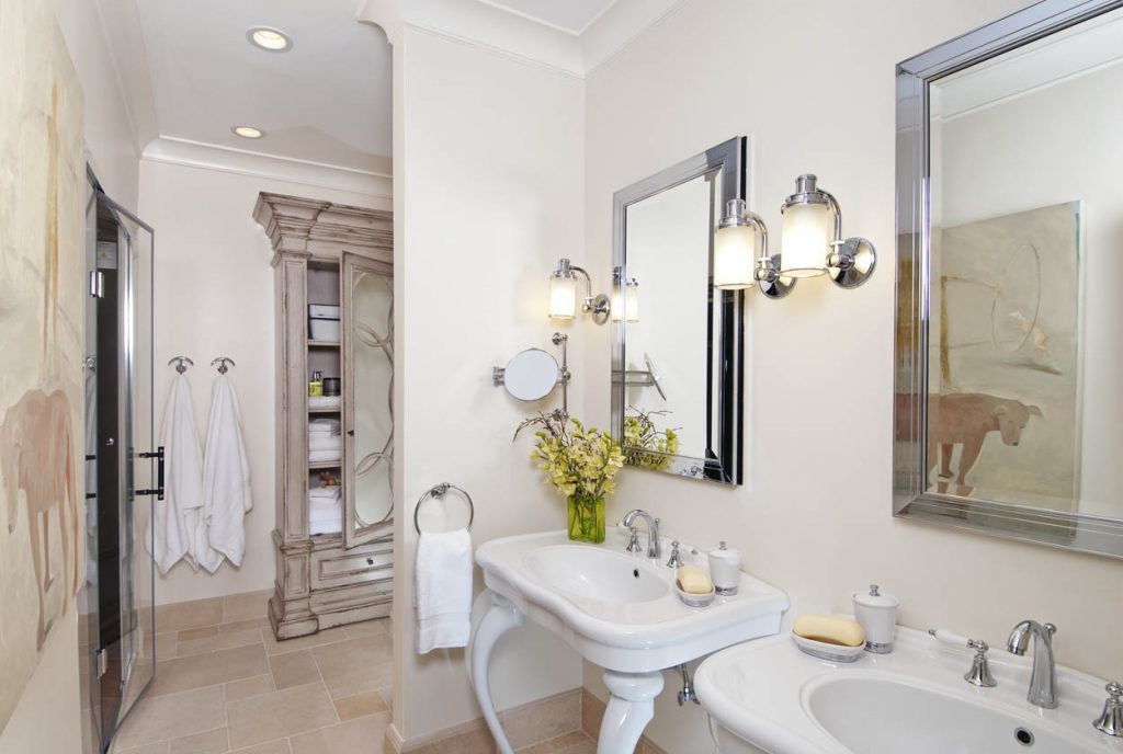 Aplique en el baño