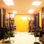 Iluminación del salón de belleza