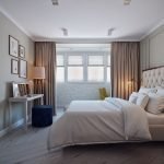 Disposición clásica en el dormitorio.