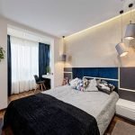 Paredes brillantes en la habitación