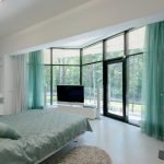 Ventanas panorámicas en la habitación