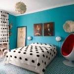 Interior de dormitorio moderno