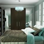 Mueble espejo en el dormitorio