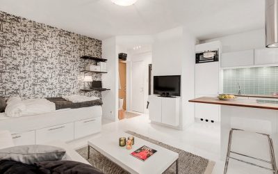 Estudio de diseño con una superficie de 23 metros cuadrados.m