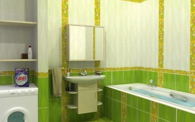 Diseño de baño estrecho: ampliable visualmente