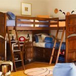 Muebles infantiles multifuncionales con litera.