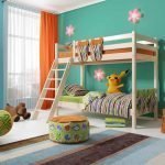 Habitación luminosa para niños