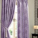 Cortinas de color lila