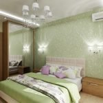 Mueble espejo en el dormitorio