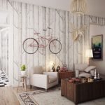 Bicicleta en la pared