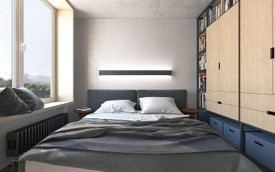 Interiores interesantes en el diseño de apartamentos.