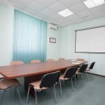 Oficina de negociaciones con socios comerciales.