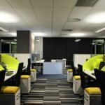 Diseño de oficinas futurista