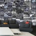 Muebles tapizados en negro