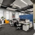 Silla de oficina naranja