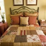 Patchwork en el interior del dormitorio