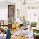 Sala de estar con composición paralela.